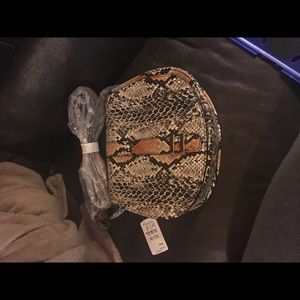 Faux leather neiman Marcus purse